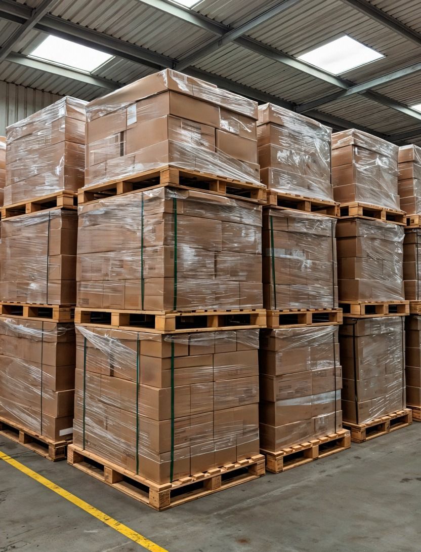 Pallet storage warehouse